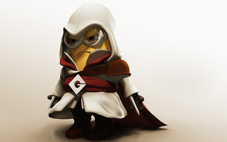 Despicable Me wallpaper, minions, Assassin's Creed, crossover