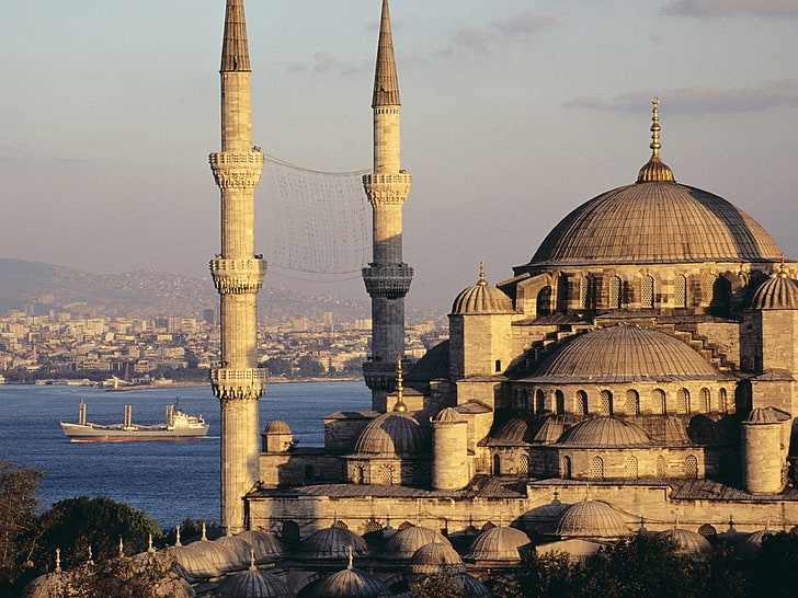 Turkey, Istanbul, cityscape, Hagia Sophia, architecture, built structure, HD wallpaper