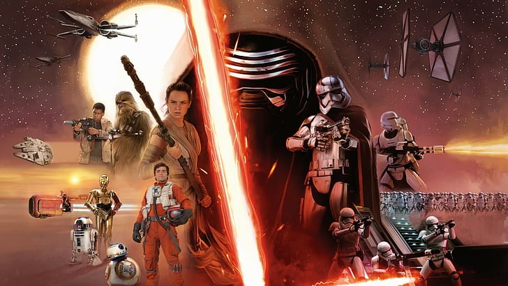 Han Solo, Sith, Millennium Falcon, stormtrooper, Luke Skywalker, HD wallpaper