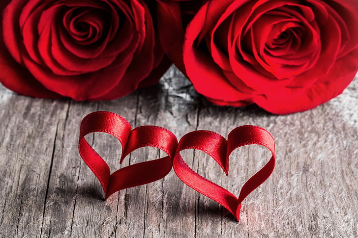 320x568px | free download | HD wallpaper: love, heart, roses, petals, pair,  red, romantic, Valentine's Day | Wallpaper Flare