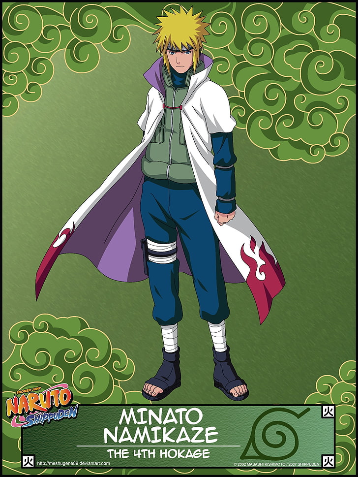 naruto shippuden konoha yondaime minato namikaze 4th hokage hokage 1610x2143  Anime Naruto HD Art