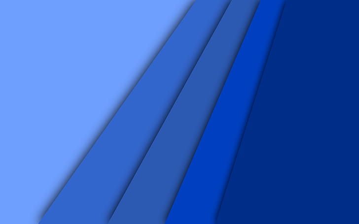 blue wallpaper, abstract, material style, minimalism, backgrounds, HD wallpaper