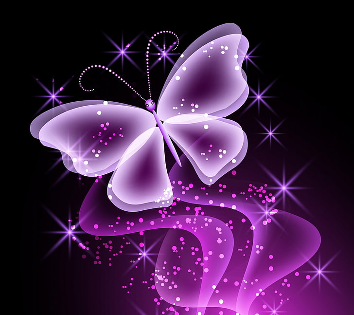 Download Beautiful purple butterfly  Butterfly wallpapers for your mobile  cell phone