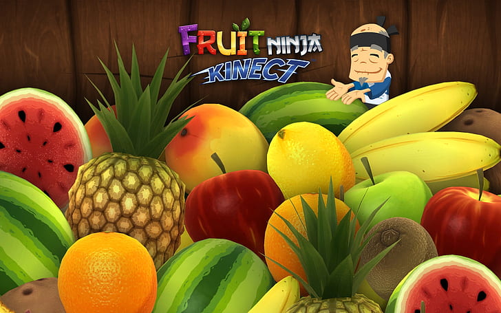 HD wallpaper: Fruit Ninja Kinect Game | Wallpaper Flare