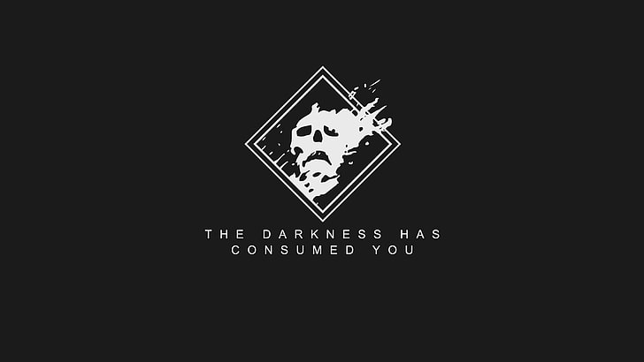 The Darkness has Consumed You poster, Destiny (video game), studio shot, HD wallpaper