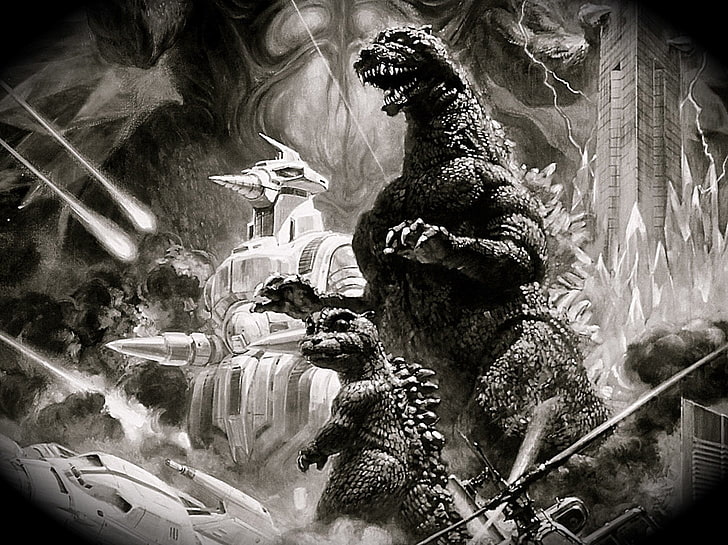 HD wallpaper: Godzilla, Godzilla vs. Space Godzilla | Wallpaper Flare