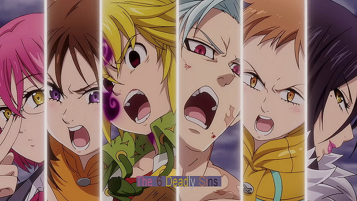 The 6 Deadly Sins digital wallpaper, Anime, The Seven Deadly Sins