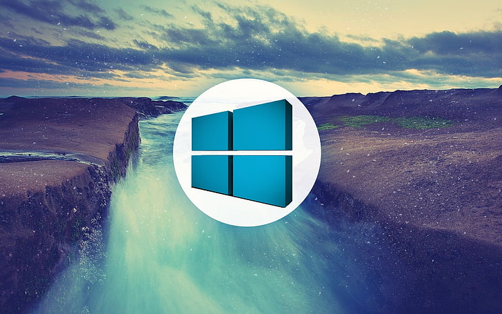 Microsoft Windows logo wallpaper, Windows 8, Windows 9, windows10 HD wallpaper