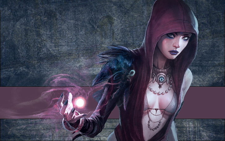 female warlock character wallpaper, Dragon Age, Dragon Age: Origins, HD wallpaper