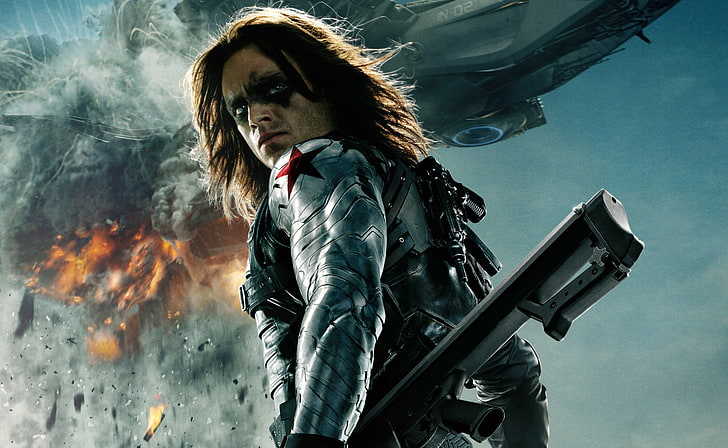 Captain America The Winter Soldier Bucky, Winter Soldier Bucky Barnes, HD wallpaper
