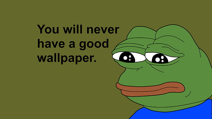 HD wallpaper: FeelsBadMan, Pepe (meme), humor, memes | Wallpaper Flare