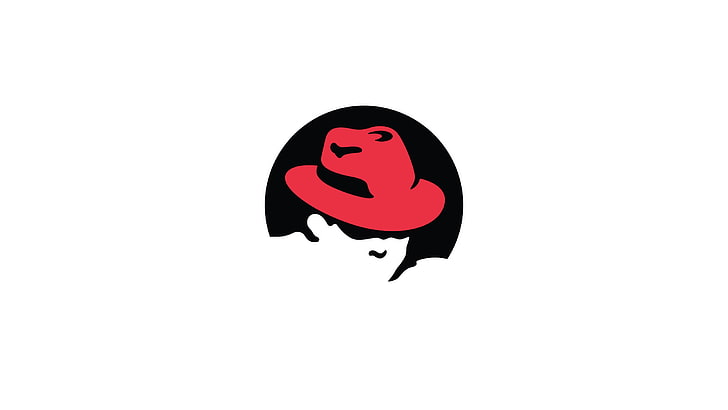 Red Hat, RHEL, Red Hat Enterprise Linux, studio shot, copy space, HD wallpaper