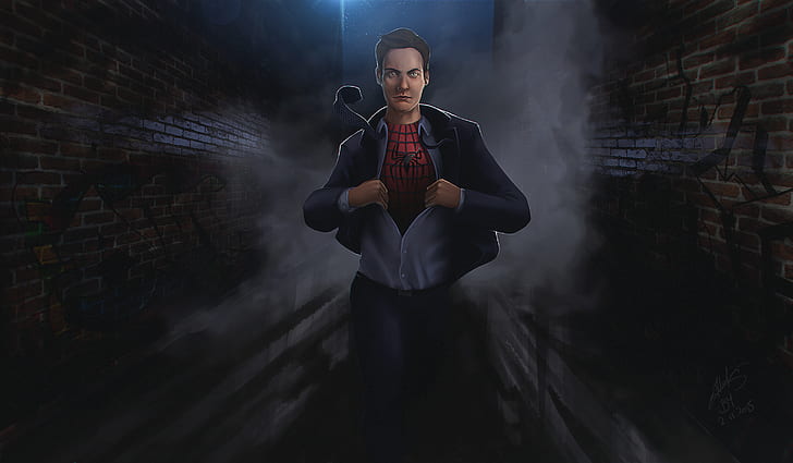 Spider-Man, Spider-Man 2, Tobey Maguire, HD wallpaper