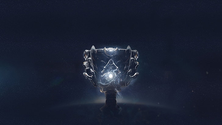 gray trophy illustration, cup, League of Legends, video games, HD wallpaper