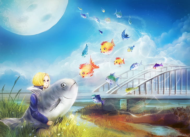 Anime, Arakawa Under the Bridge, Nino (Arakawa Under the Bridge), HD wallpaper