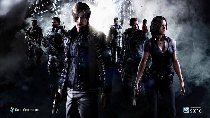 Resident Evil 5 gold edition game cover, Resident Evil 6, people, HD wallpaper