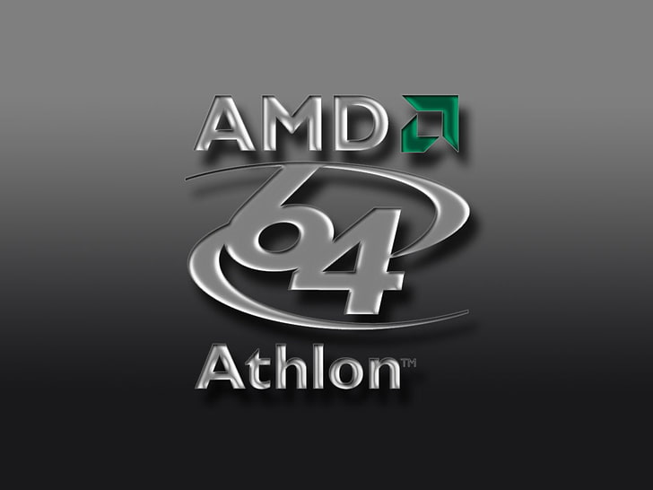 AMD 64 Athlon logo, Technology, HD wallpaper