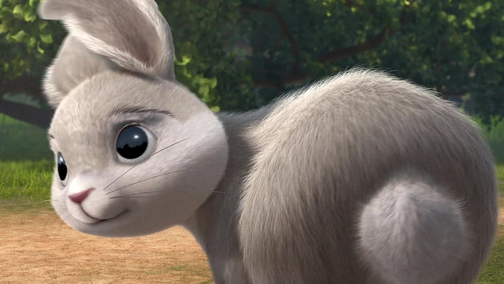 rabbits, CGI, fur