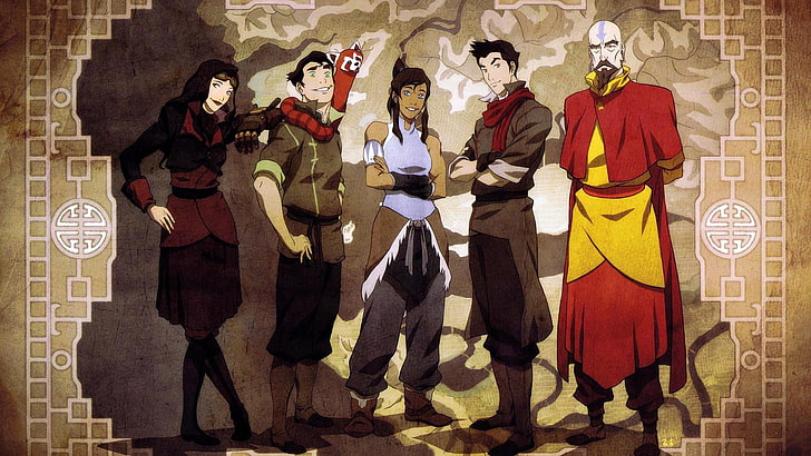 Avatar: The Last Airbender, The Legend of Korra, group of people, HD wallpaper