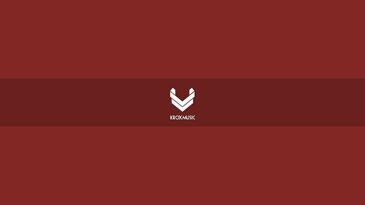 red logo, minimalism, no people, animal themes, white color, communication, HD wallpaper