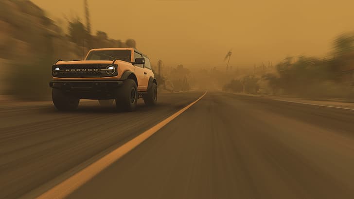 Forza, Forza Horizon 5, car, Ford Bronco, Sandstorm, HD wallpaper