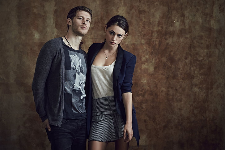 HD wallpaper: Niklaus Mikaelson, Phoebe Tonkin, The Originals, two people |  Wallpaper Flare