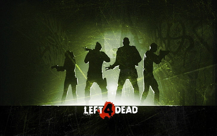 Left 4 Dead illustration, Left 4 Dead 2, Zoey (Left 4 Dead), group of people, HD wallpaper