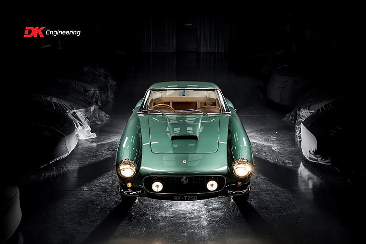 HD wallpaper: 250-gt, cars, classic, ferrari, green, swb | Wallpaper Flare
