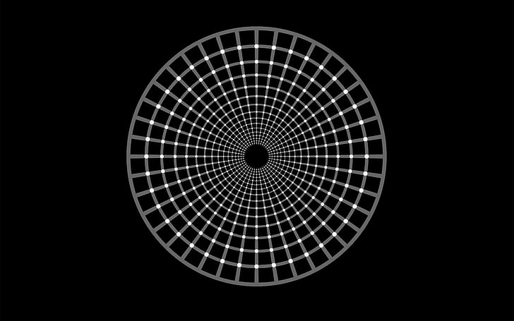 vortex, optical illusion, simple background, circle, geometric shape