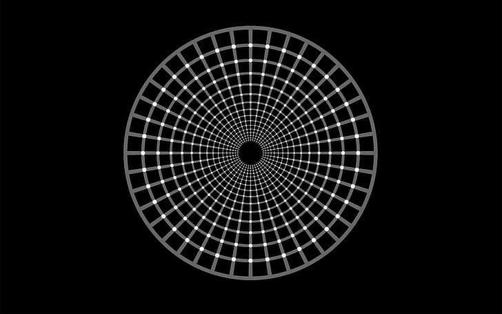 Vortex, Optical Illusions, Simple Background, HD wallpaper