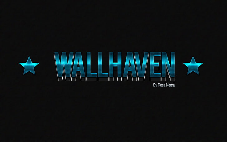 creative design blue wallhaven, text, western script, illuminated, HD wallpaper