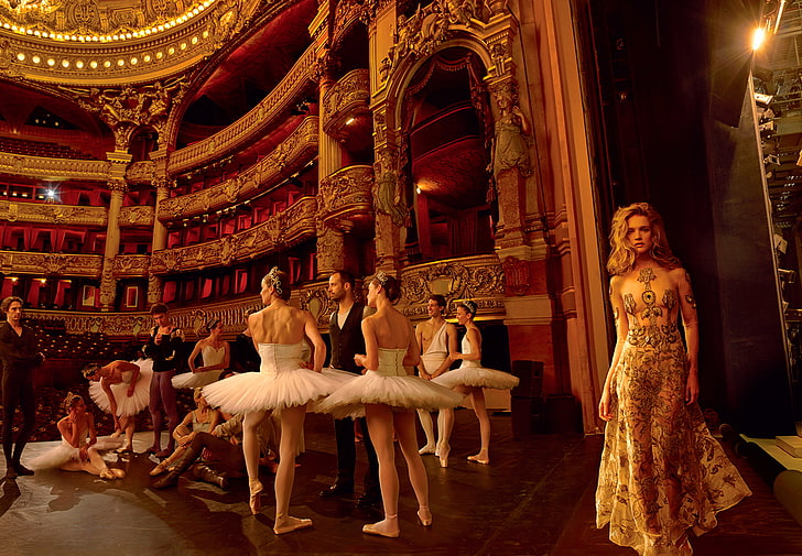 theatre, ballet, Natalia Vodianova, ballerina, HD wallpaper