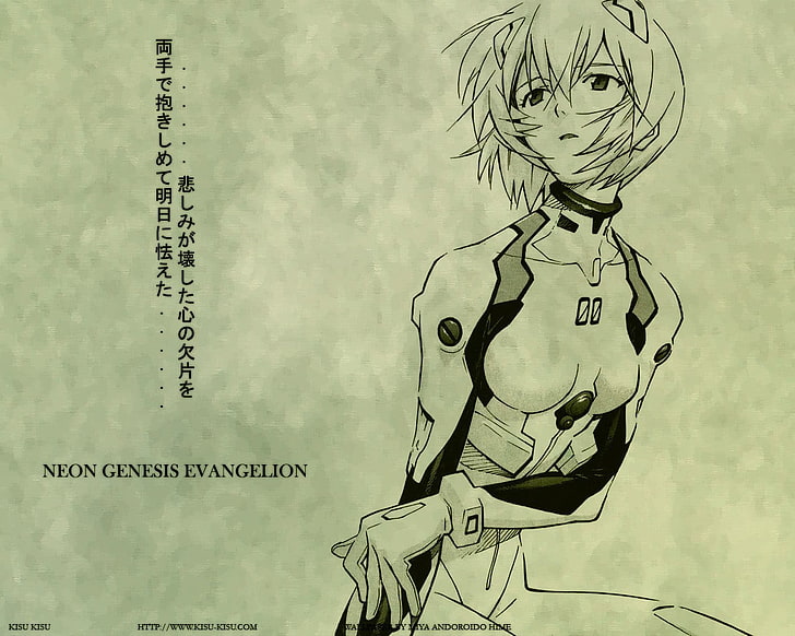 anime, Neon Genesis Evangelion, Ayanami Rei, art and craft, HD wallpaper