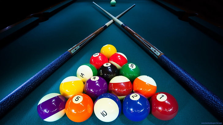 Pool Table Billiards HD POSTER 
