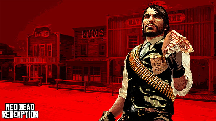 Red Dead Redemption, John Marston, one person, standing, adult, HD wallpaper