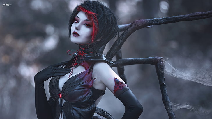 female character illustration, League of Legends, gamers, HAGANE Cosplay, HD wallpaper