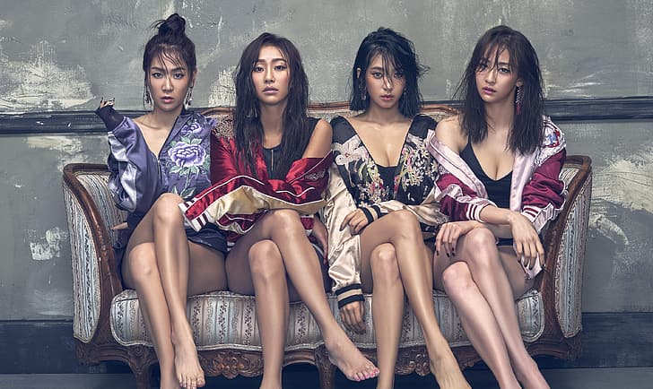 Sistar, Yoon Bora, Soyou, Hyolyn, Kim Da-Som, Kim Hyo-Jung, HD wallpaper
