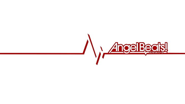 Hd Wallpaper Angelbeats Anime Logo Angel Beats Typography Simple Background Wallpaper Flare