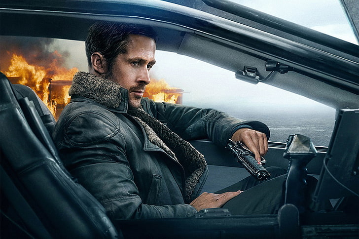 Officer K Blade Runner 2049, mode of transportation, car, motor vehicle