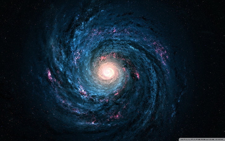 black hole illustration, space, galaxy, universe, stars, digital art