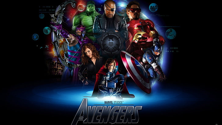 Marvel Avengers digital wallpaper, movies, The Avengers, Thor