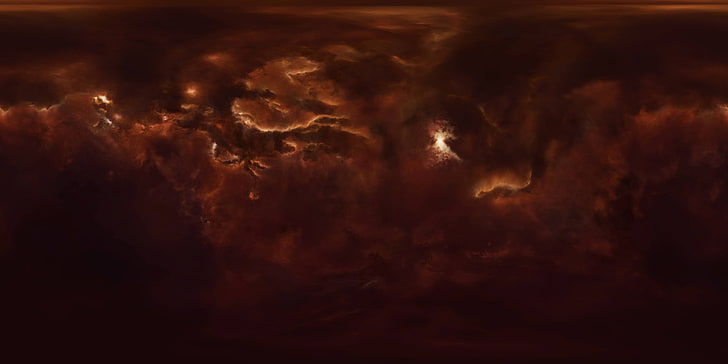 brown and black abstract painting, space, EVE Online, video games, HD wallpaper