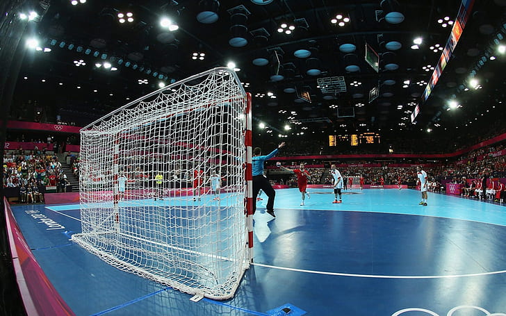 The Copper Box, indoor sports game, london, handball, 2012