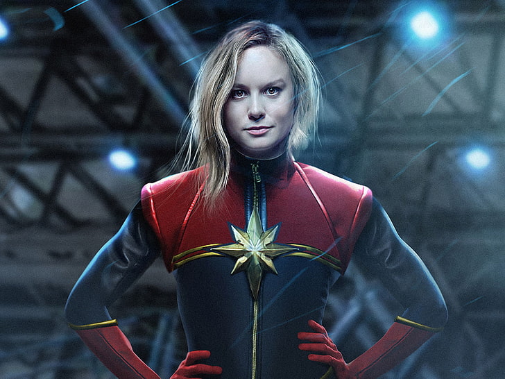 HD wallpaper: Movie, Captain Marvel, Brie Larson, young adult, one person |  Wallpaper Flare