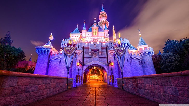 Disney, Disneyland, Castle, Sleeping Beauty Castle, HD wallpaper
