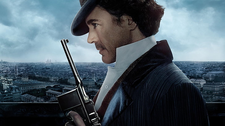 Sherlock Holmes, Sherlock Holmes: A Game of Shadows, Robert Downey Jr., HD wallpaper