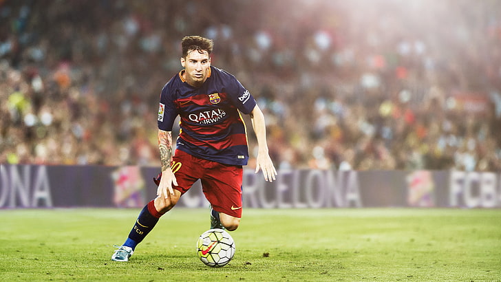 FC Barcelona, Lionel Messi, HD wallpaper