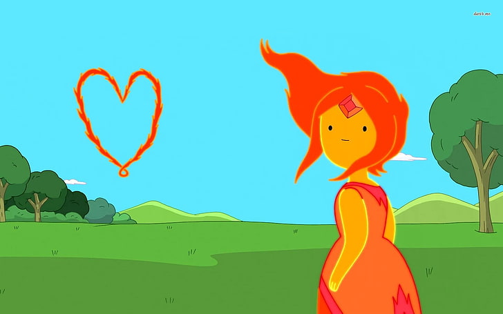 Adventure Time, Flame Princess, representation, art and craft, HD wallpaper