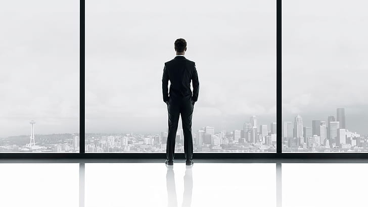 Christian Grey Jamie Dornan, fifty shades of grey, HD wallpaper