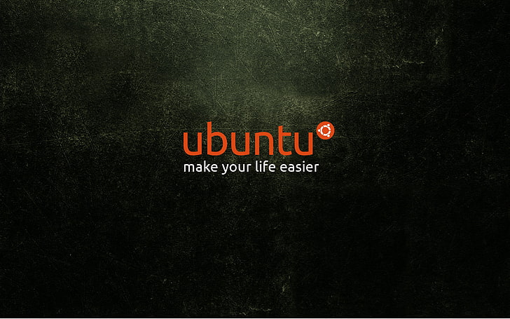 Ubuntu logo, Linux, GNU, text, communication, western script, HD wallpaper